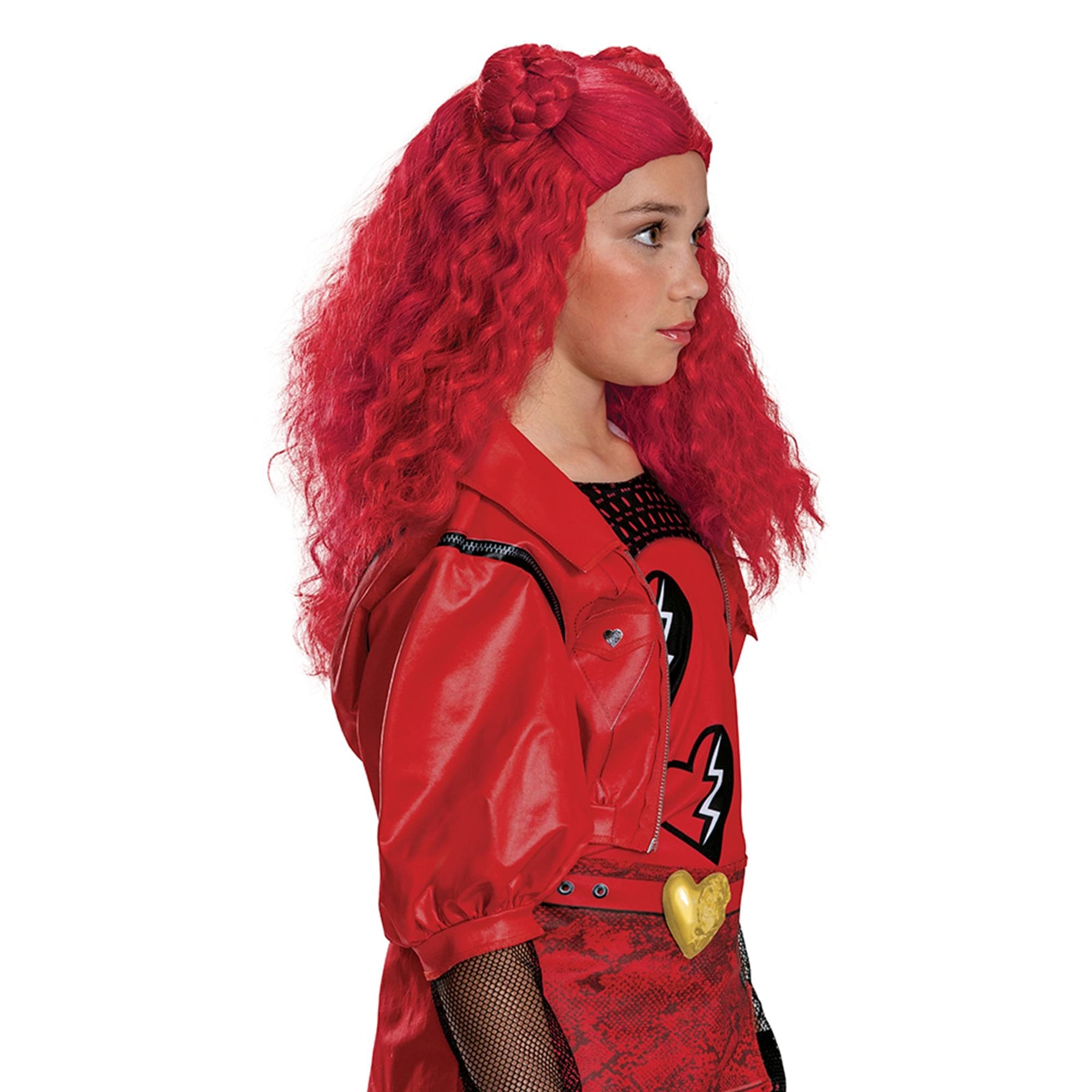 Descendants 4 Red Child Costume Wig | One Size