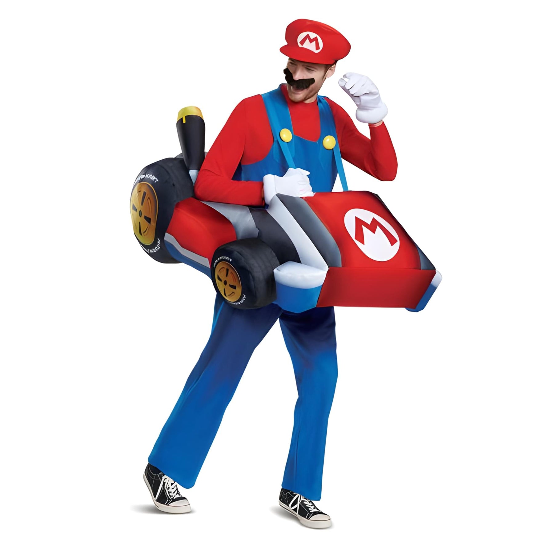 Mario Kart Mario Inflatable Adult Costume | One Size