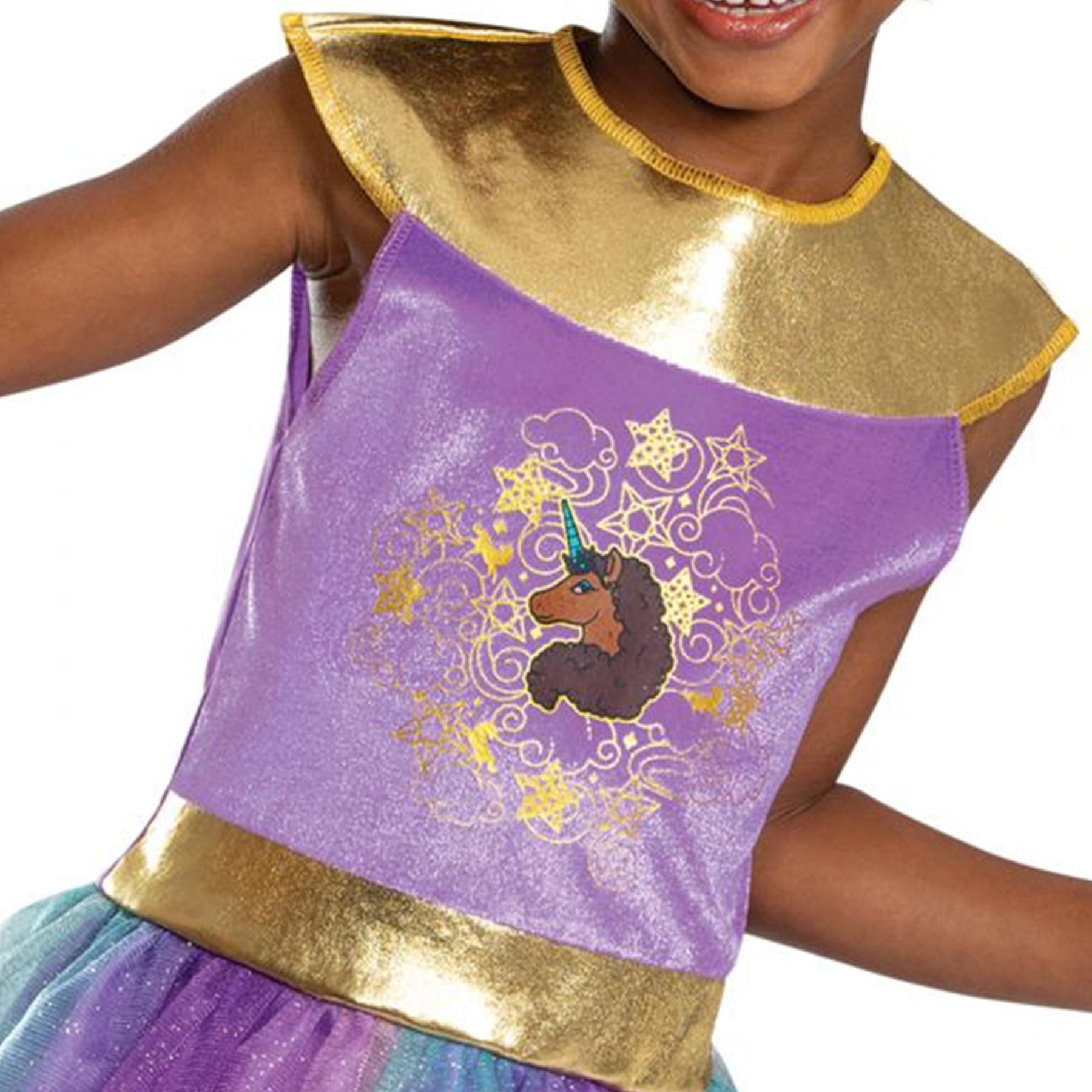 Afro Unicorn Classic Girls Costume