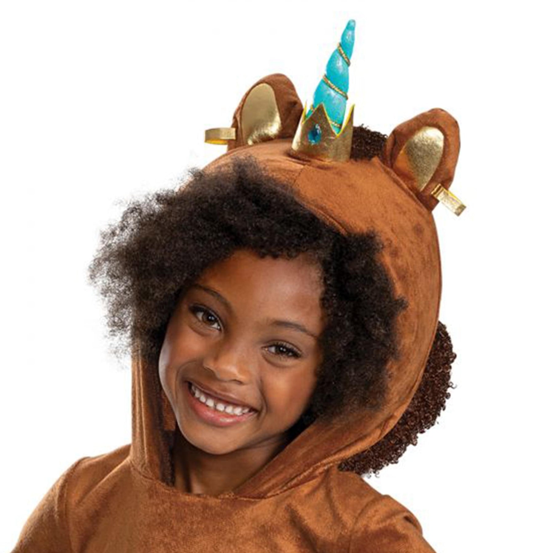 Afro Unicorn Deluxe Girls Costume