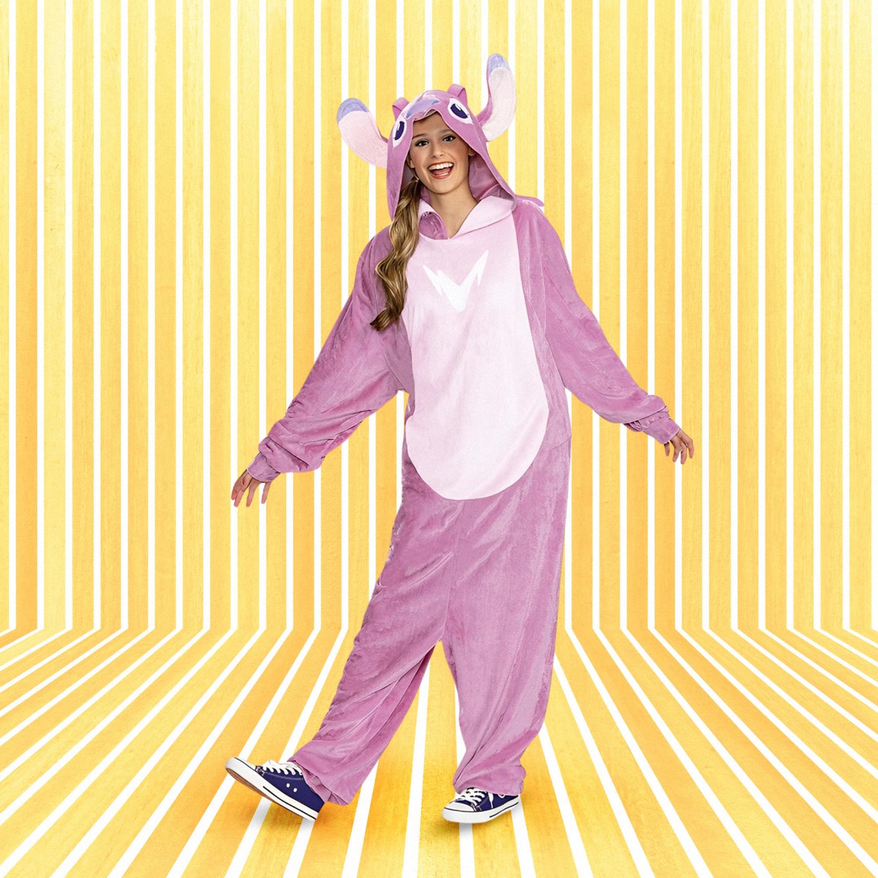 Disney Lilo & Stitch Angel Adult Costume Jumpsuit