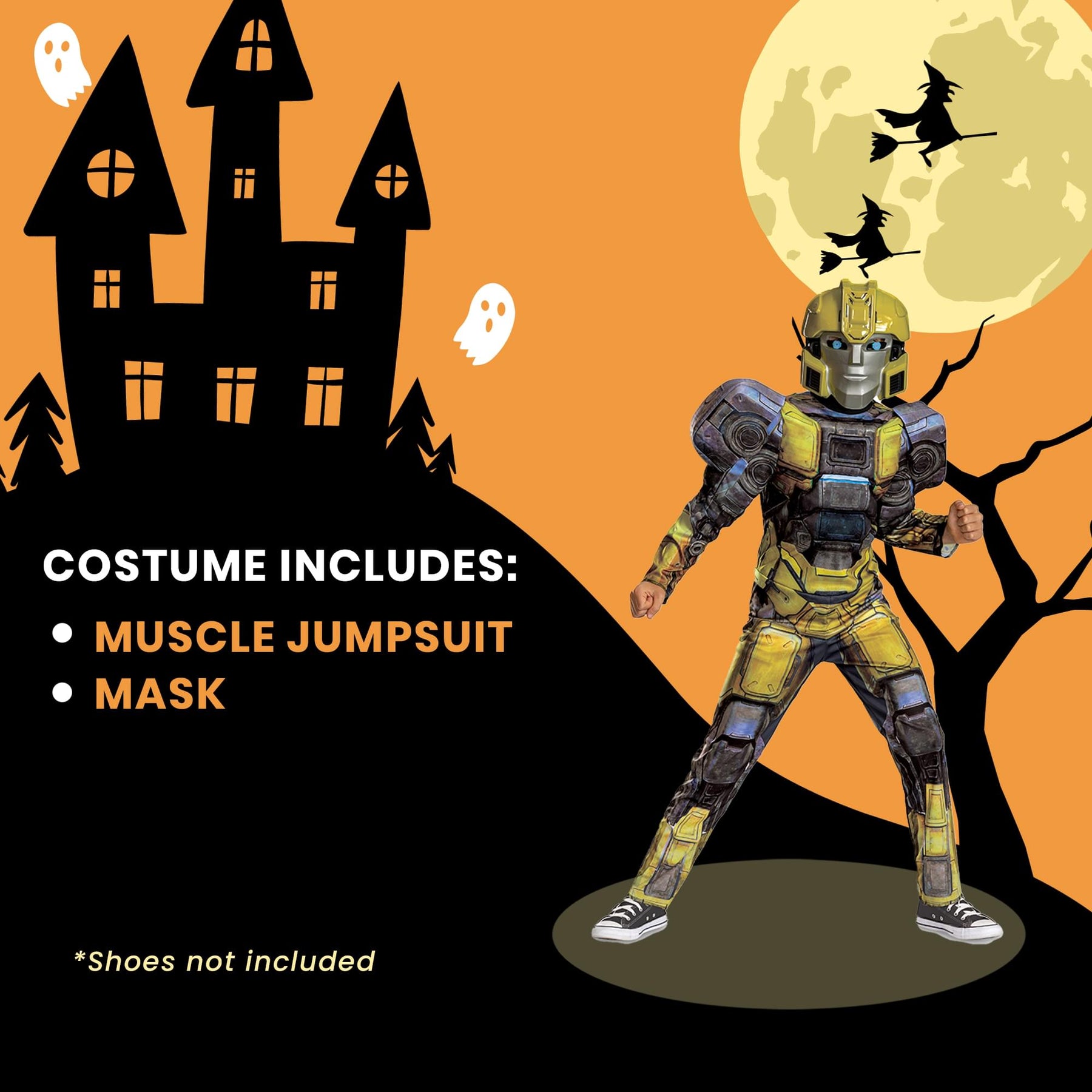 Transformers One B127/Bumblebee Classic Muscle Boys Costume