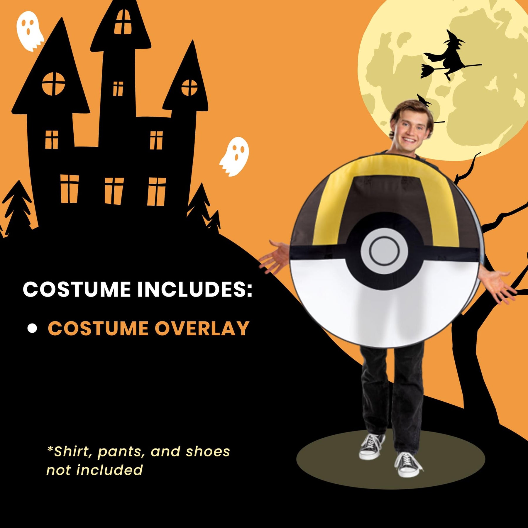 Pokemon Ultra Ball Child Costume | One Size