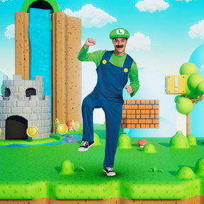 Super Mario Bros. Luigi Classic Adult Costume