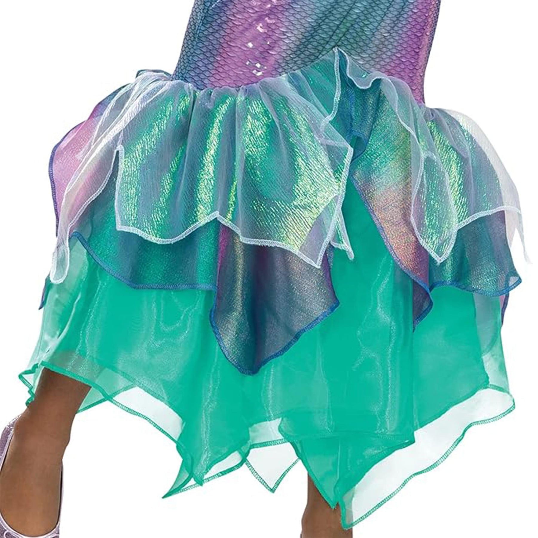 Disney The Little Mermaid Movie Ariel Mermaid Deluxe Girls Costume