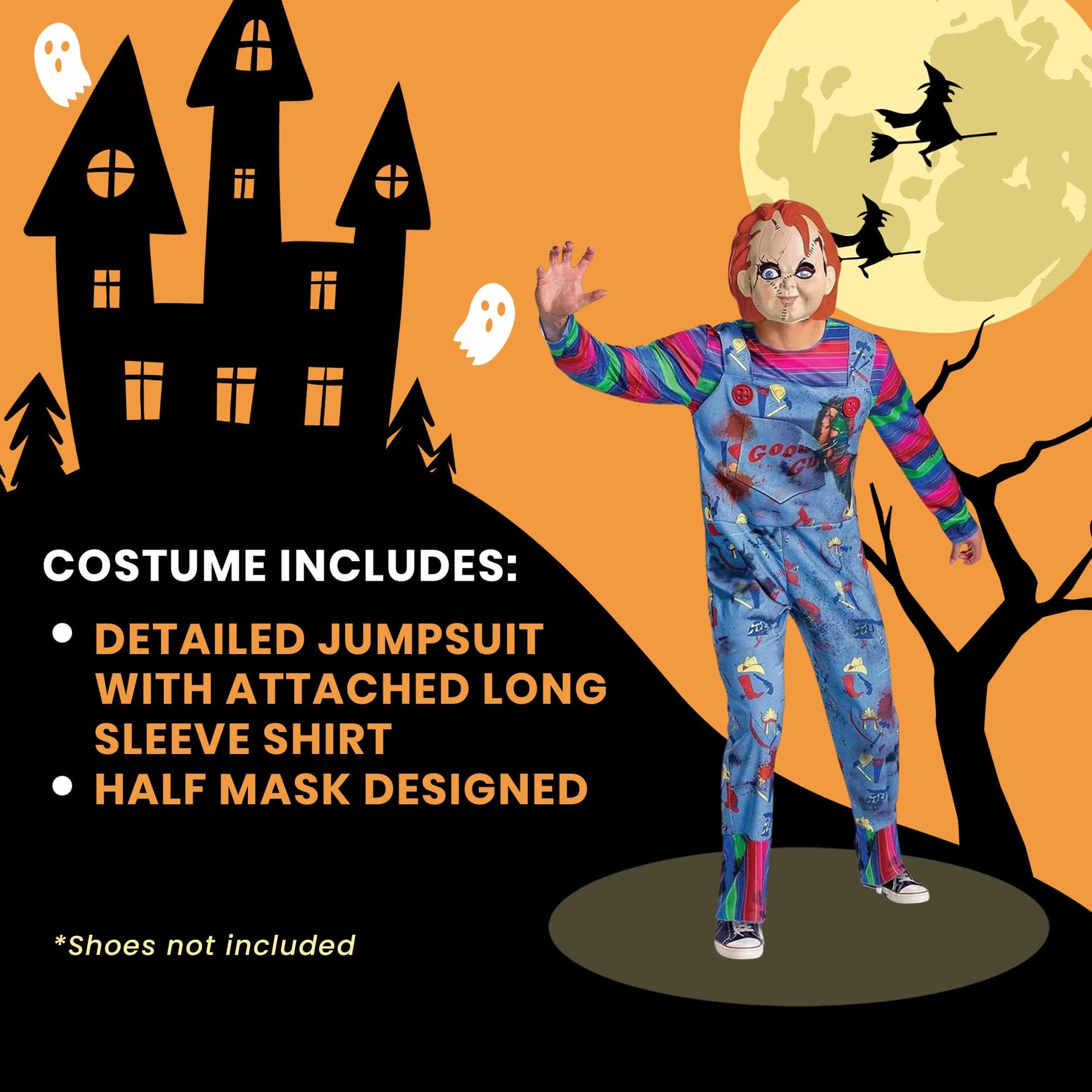 Childs Play Deluxe Chucky Adult Costume