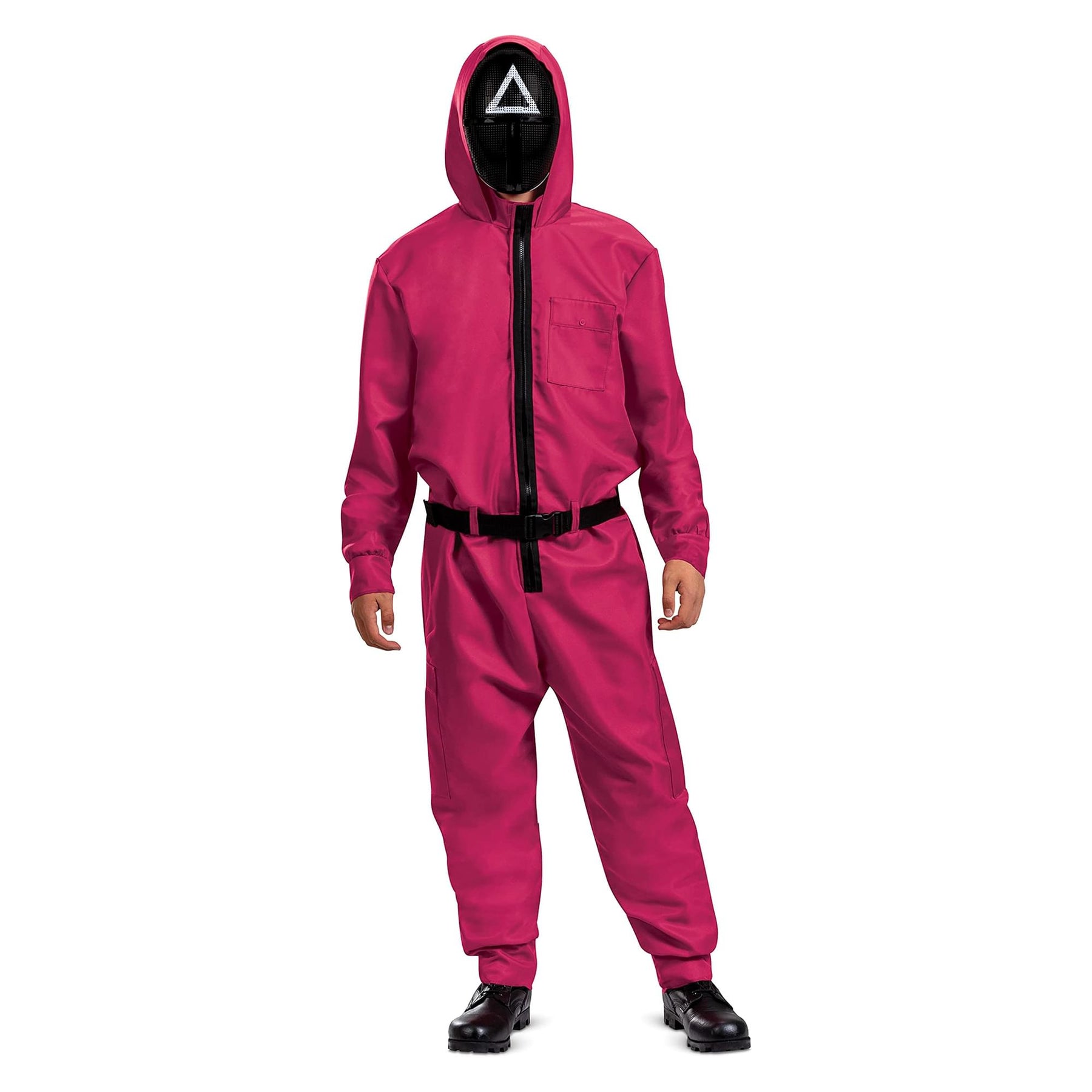 Squid Games Triangle Guard Adult Costume Jumpsuit