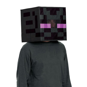 Minecraft Enderman Block Head Child Mask