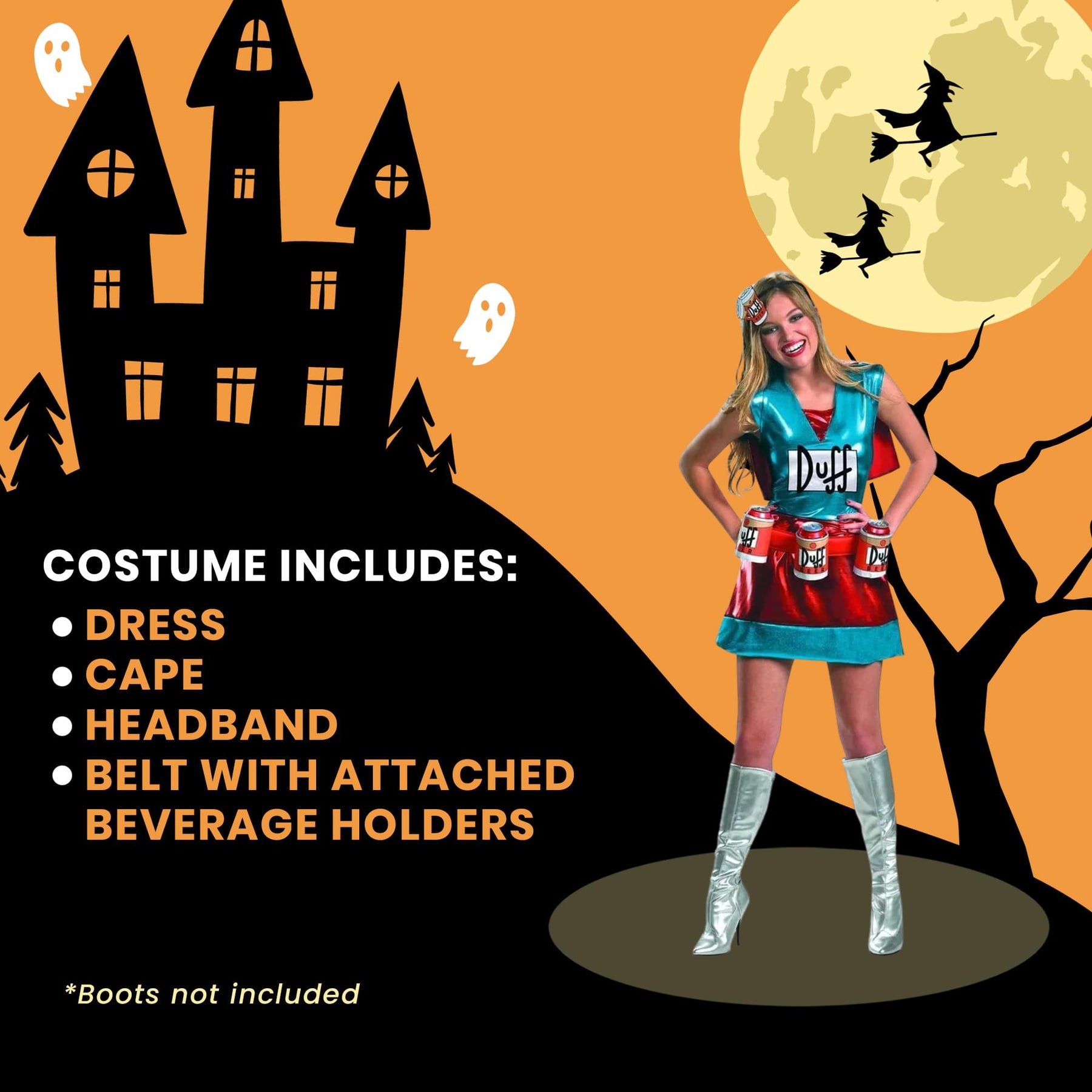 The Simpsons Duffwoman Deluxe Adult Costume