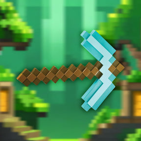 Minecraft Plastic Pickaxe Costume Accessory