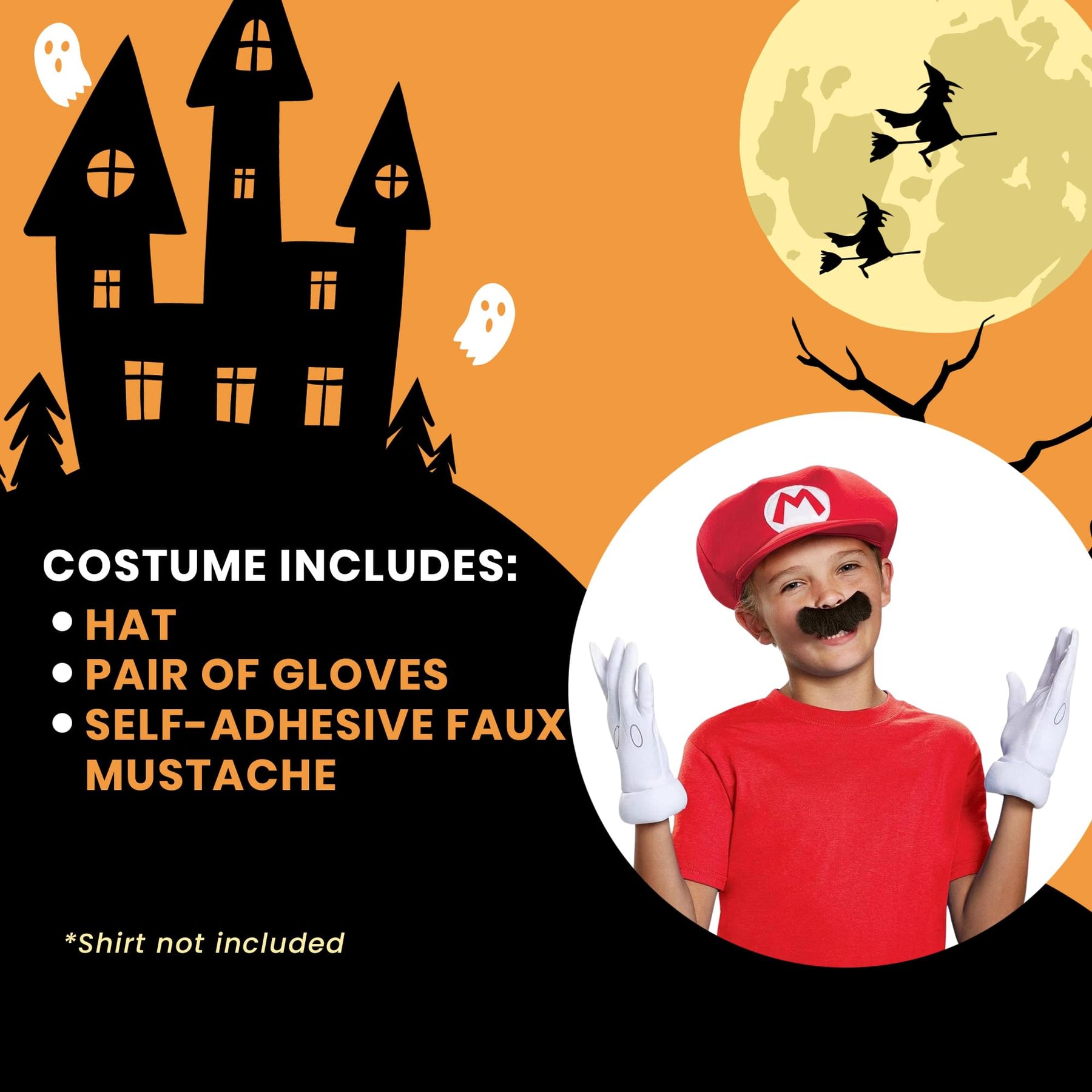 Super Mario Bros. Mario Child Costume Accessory Kit