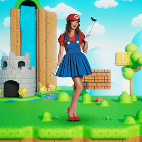 Nintendo Super Mario Bros Women's Mario Costume Dress