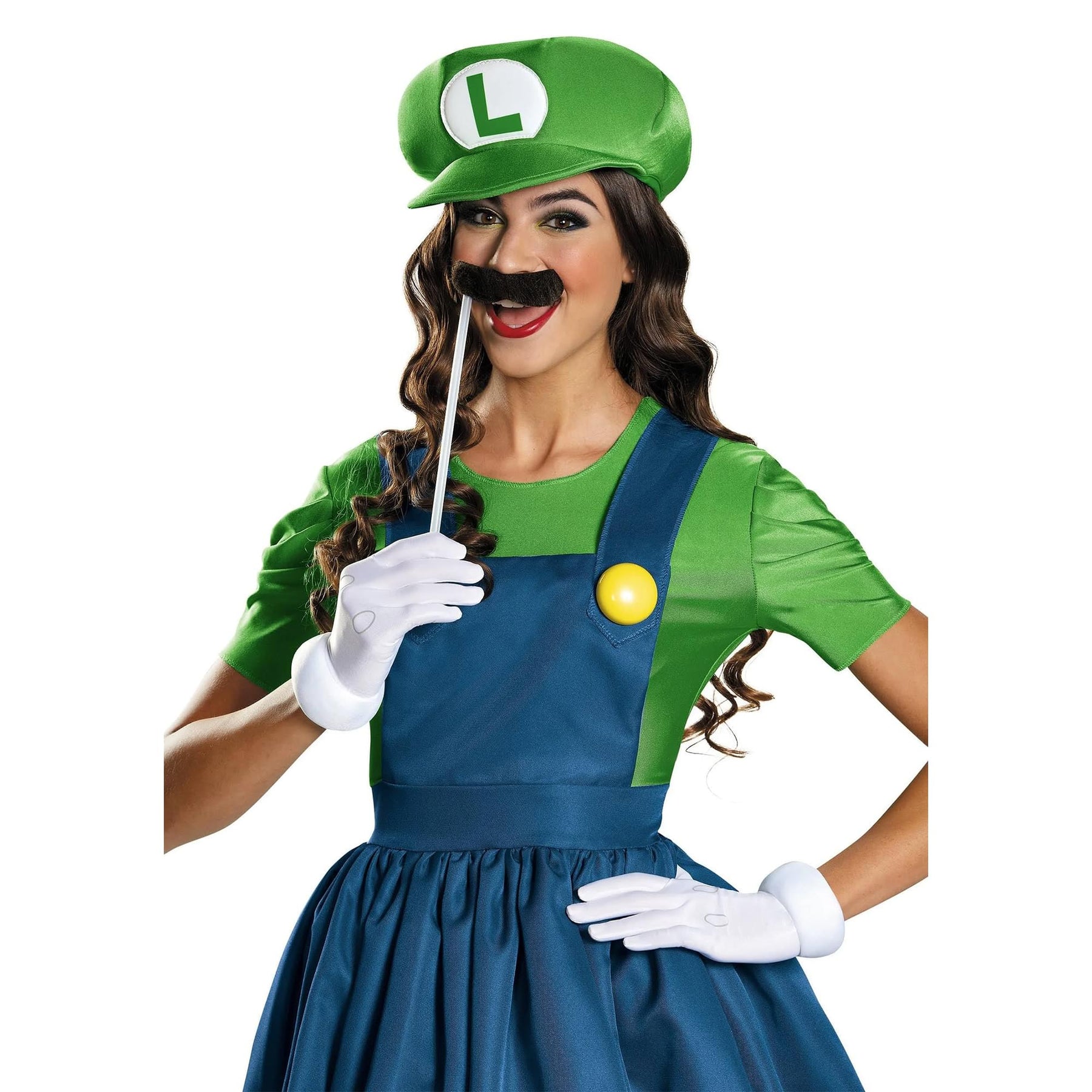 Nintendo Super Mario Bros Women's Luigi Costume Dress