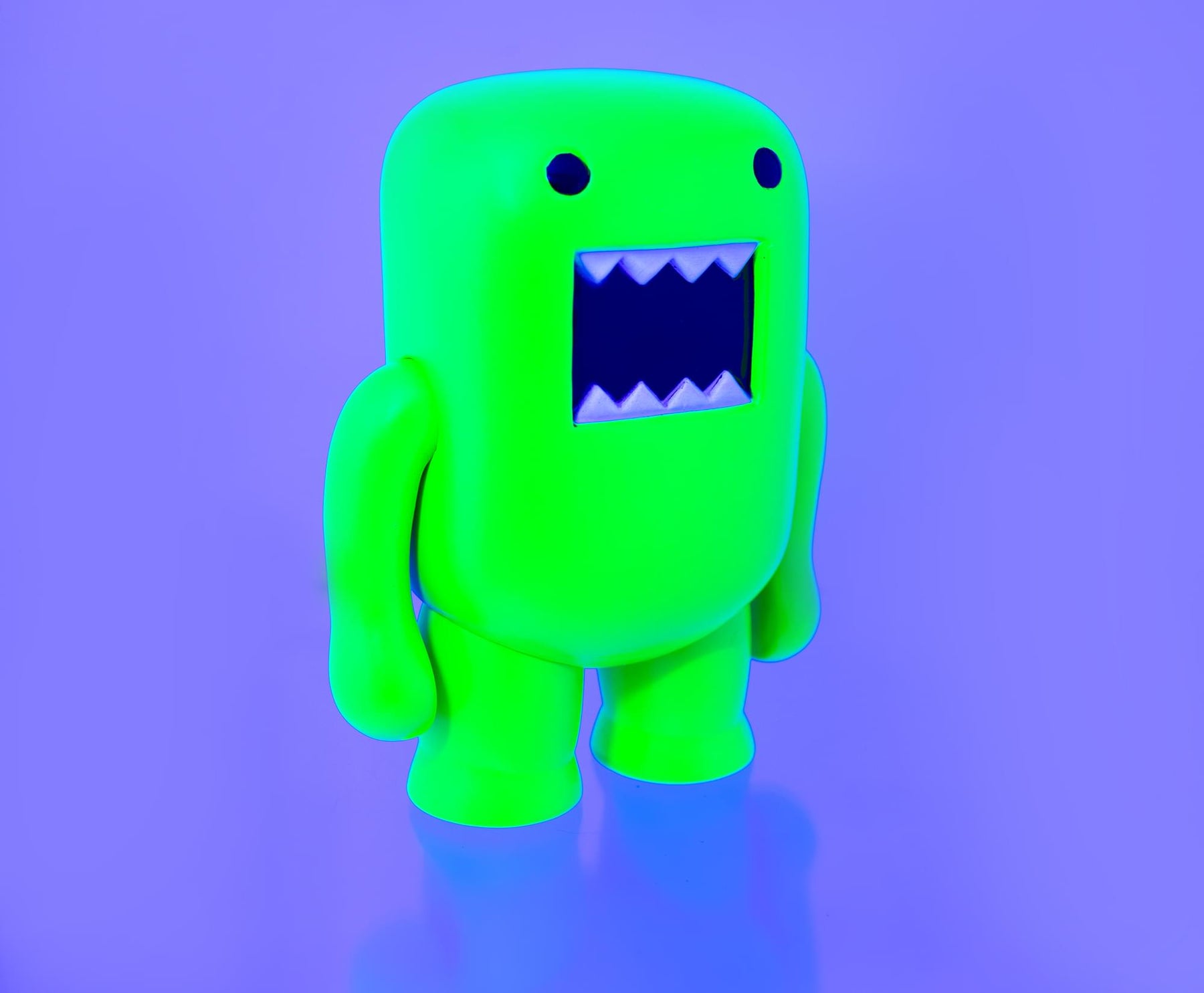 Domo Black Light Green 4" Vinyl Figure