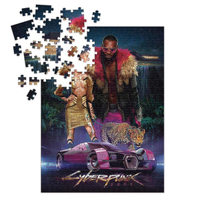 Cyberpunk 2077 Neokitsch 1000 Piece Jigsaw Puzzle