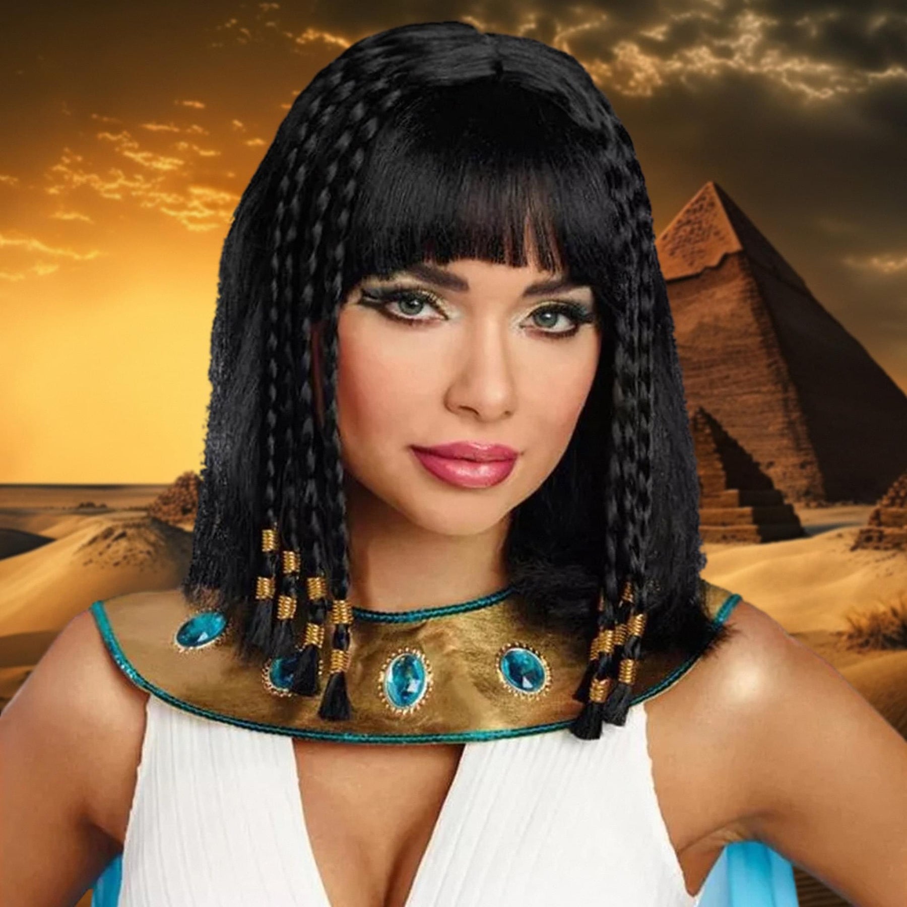 Egyptian Queen Adult Costume Wig