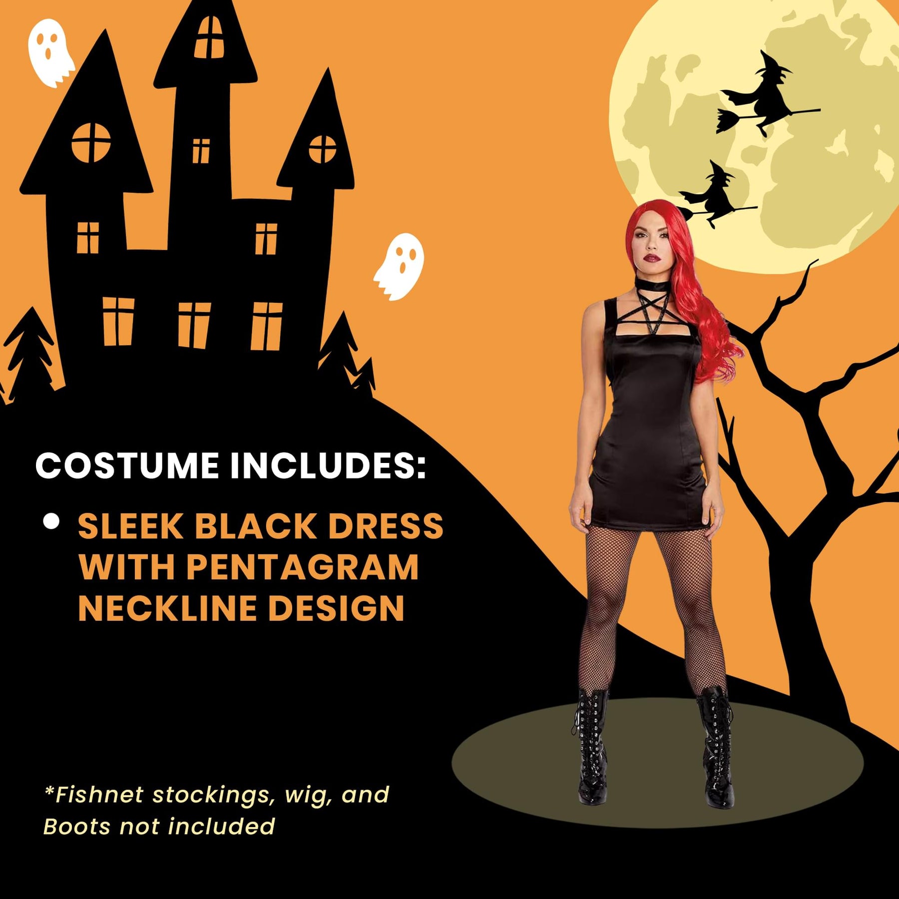 Pentagram Women's Costume Dress