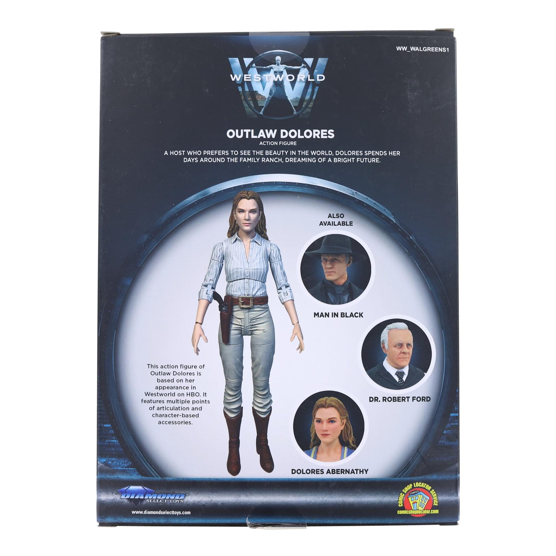 Westworld Outlaw Dolores 7 Inch Action Figure