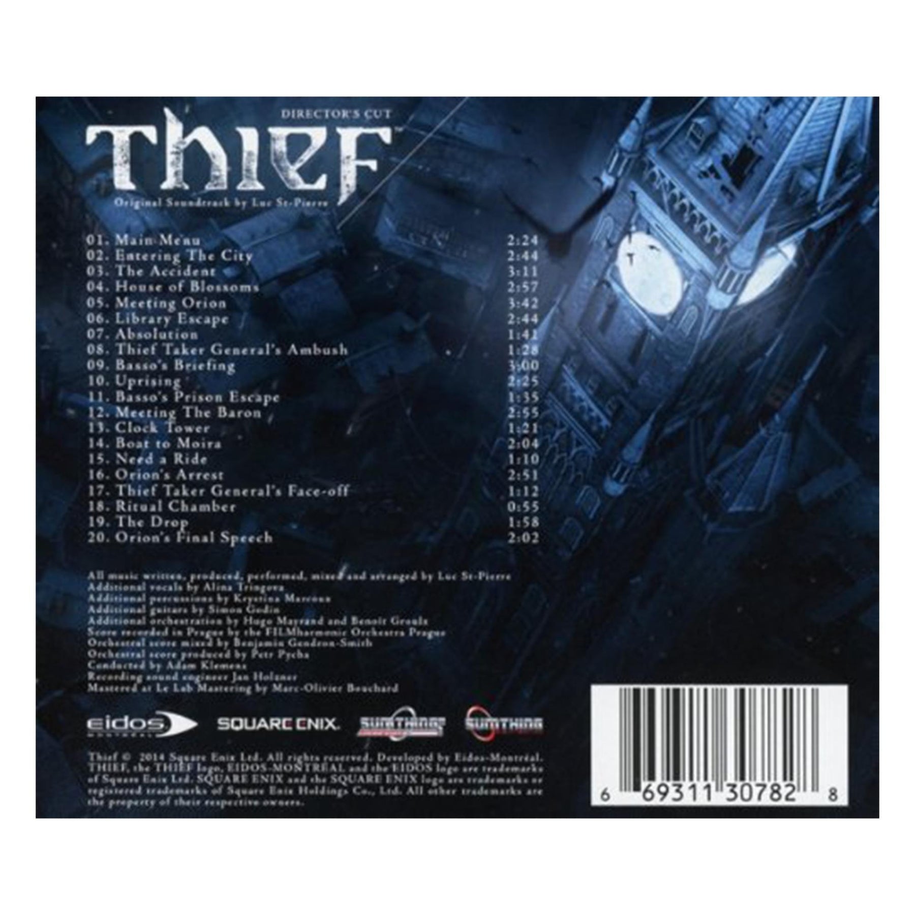 Thief Director's Cut Original Game Soundtrack CD