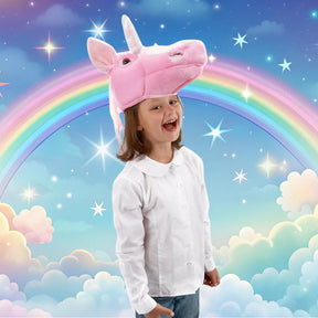 Unicorn Plush Pink Unicorn Costume Hat