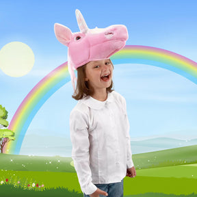 Unicorn Plush Pink Unicorn Costume Hat