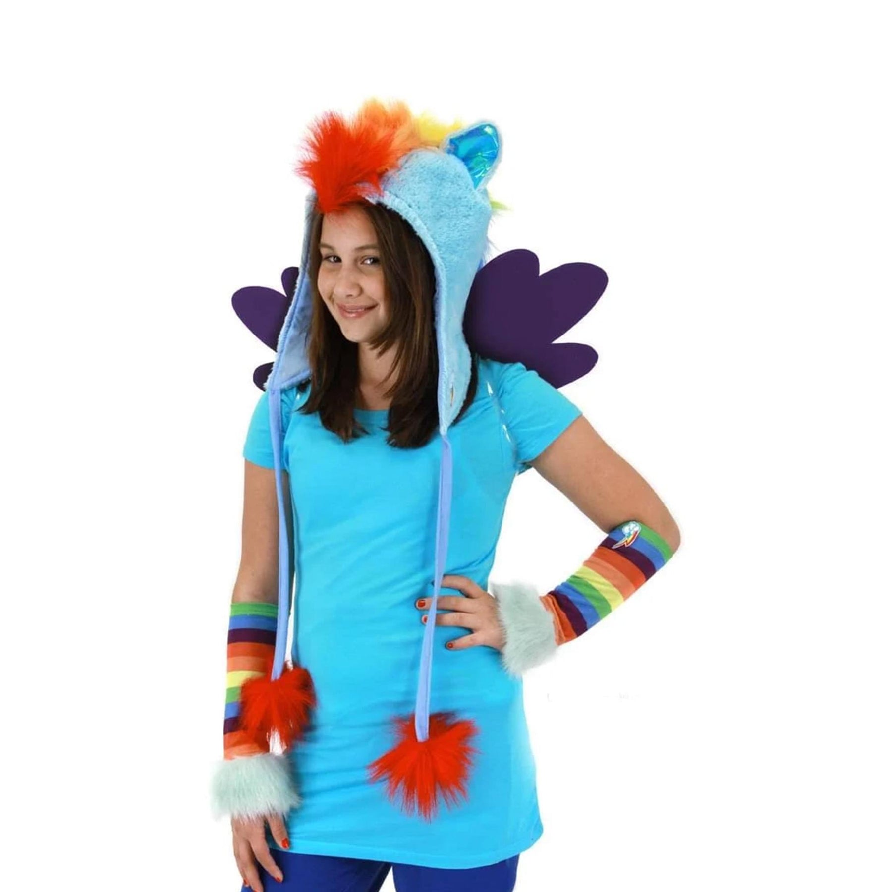 My Little Pony Rainbow Dash Hoodie Hat Costume Accessory