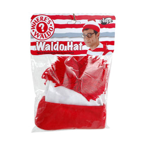 Where's Waldo Costume Beanie Adult