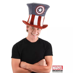 Captain America Adult Costume Top Hat