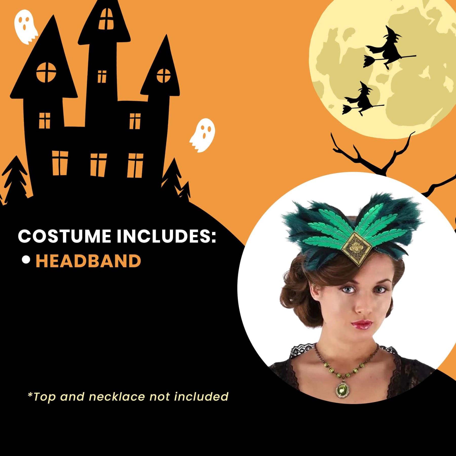 Oz The Great Deluxe Evanora Costume Headband Adult