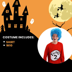 Dr. Seuss Thing 2 Costume Shirt Adult