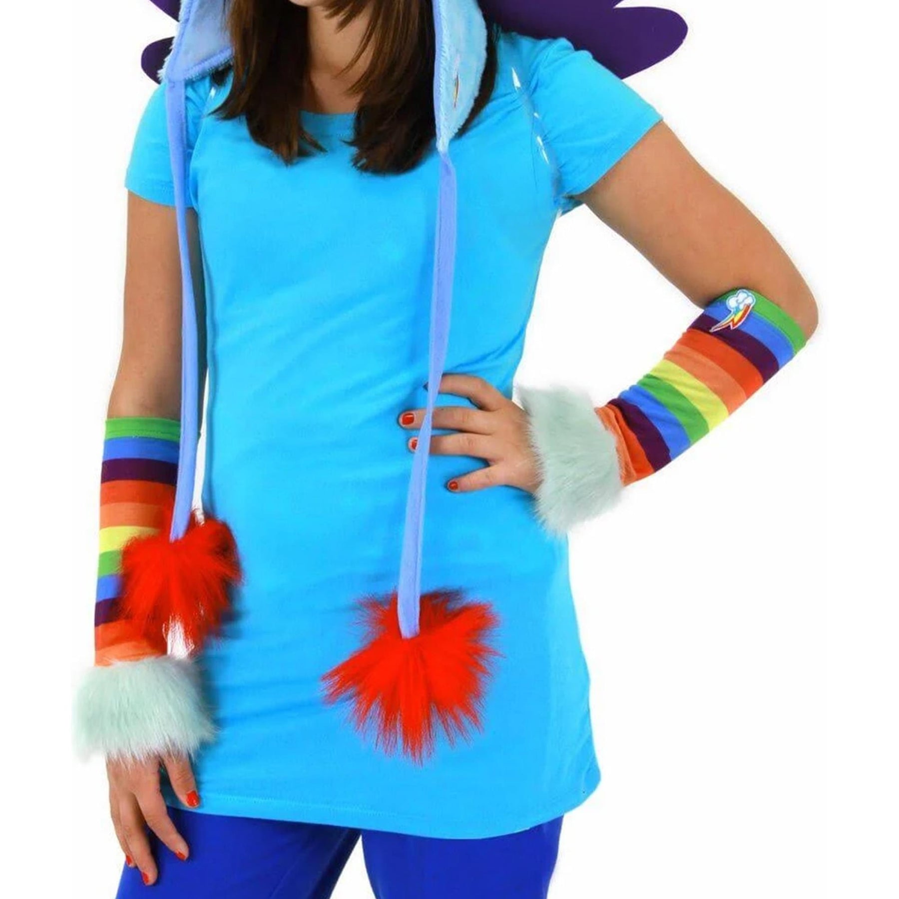 My Little Pony Rainbow Dash Costume Glovettes