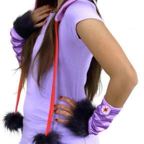 Purple Sparkle Costume Glovettes