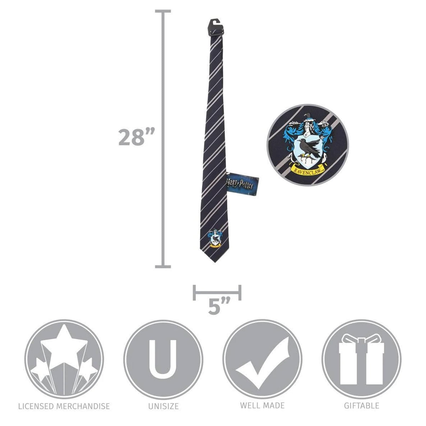 Harry Potter Ravenclaw Costume Necktie