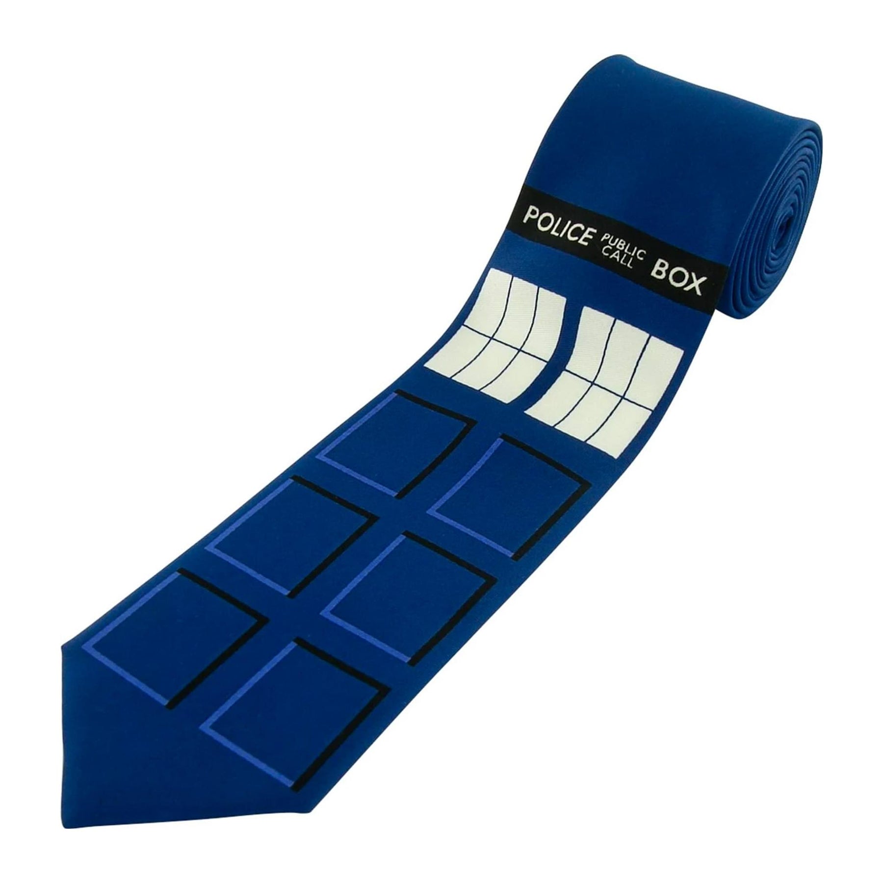 Doctor Who TARDIS Police Box Neck Tie Costume Accessory