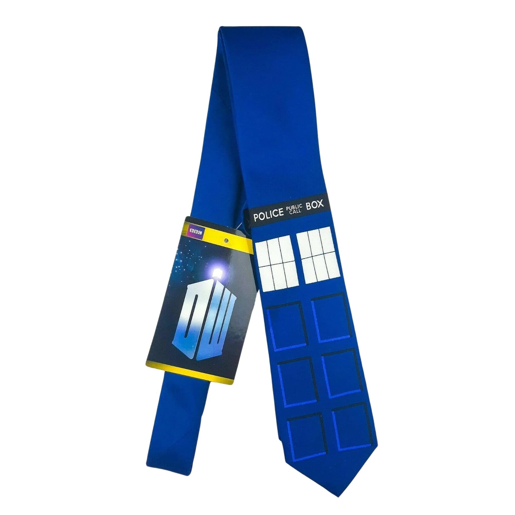 Doctor Who TARDIS Police Box Neck Tie Costume Accessory