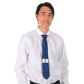 Doctor Who TARDIS Police Box Neck Tie Costume Accessory