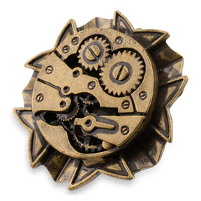 Steampunk Antique Watch Gears Costume Ring Adult