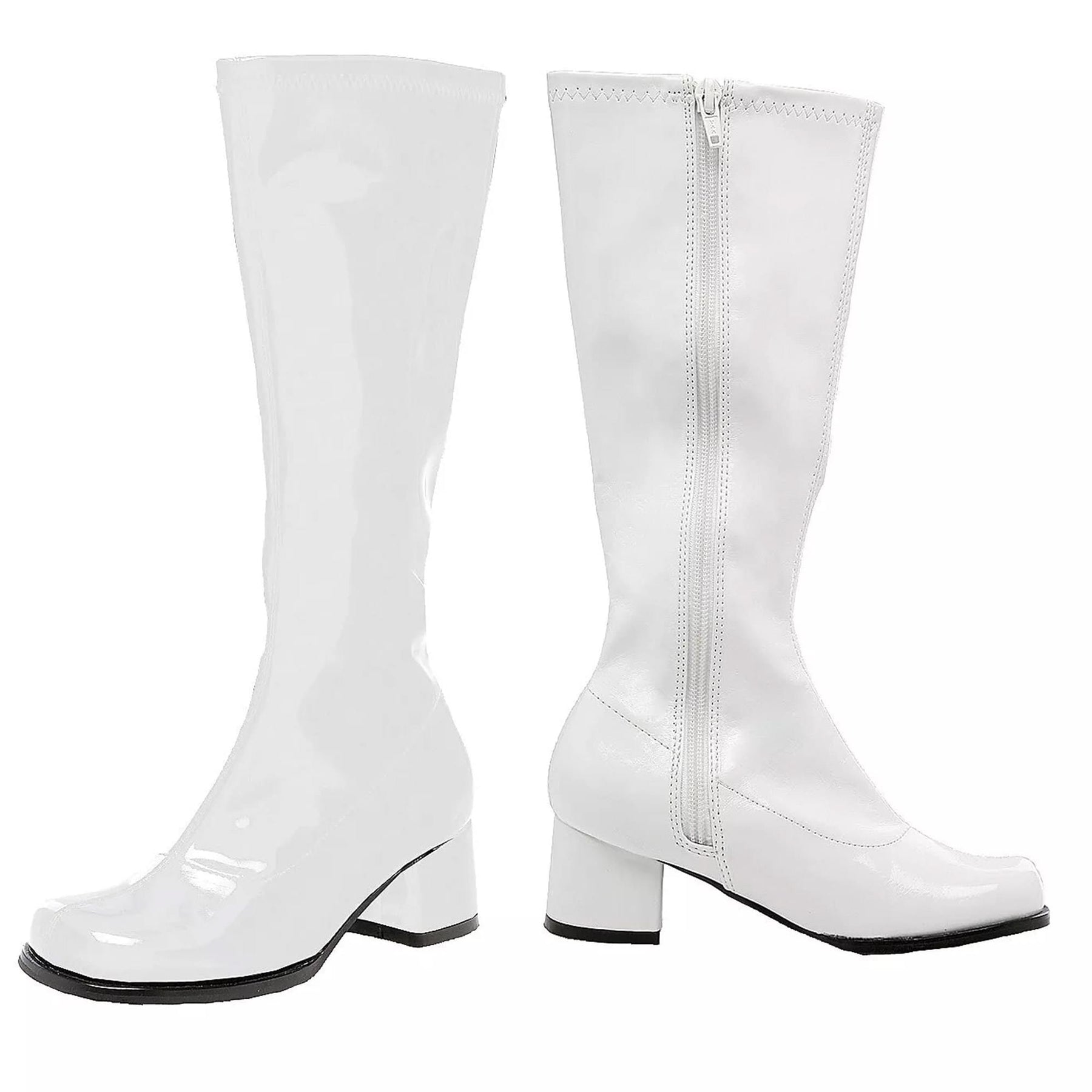 White Gogo Womens Costume Boots