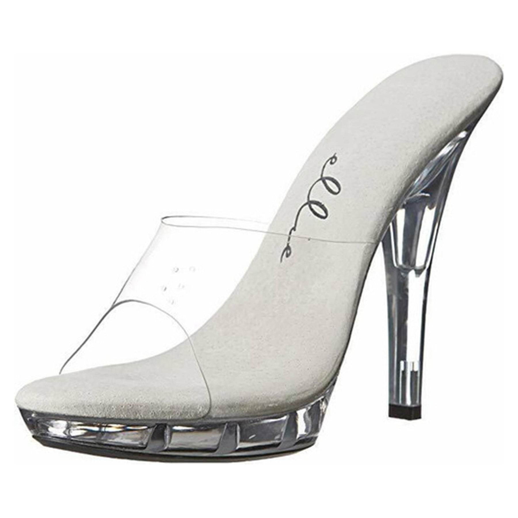 Clear 5" Vanity Women's Costume Heels