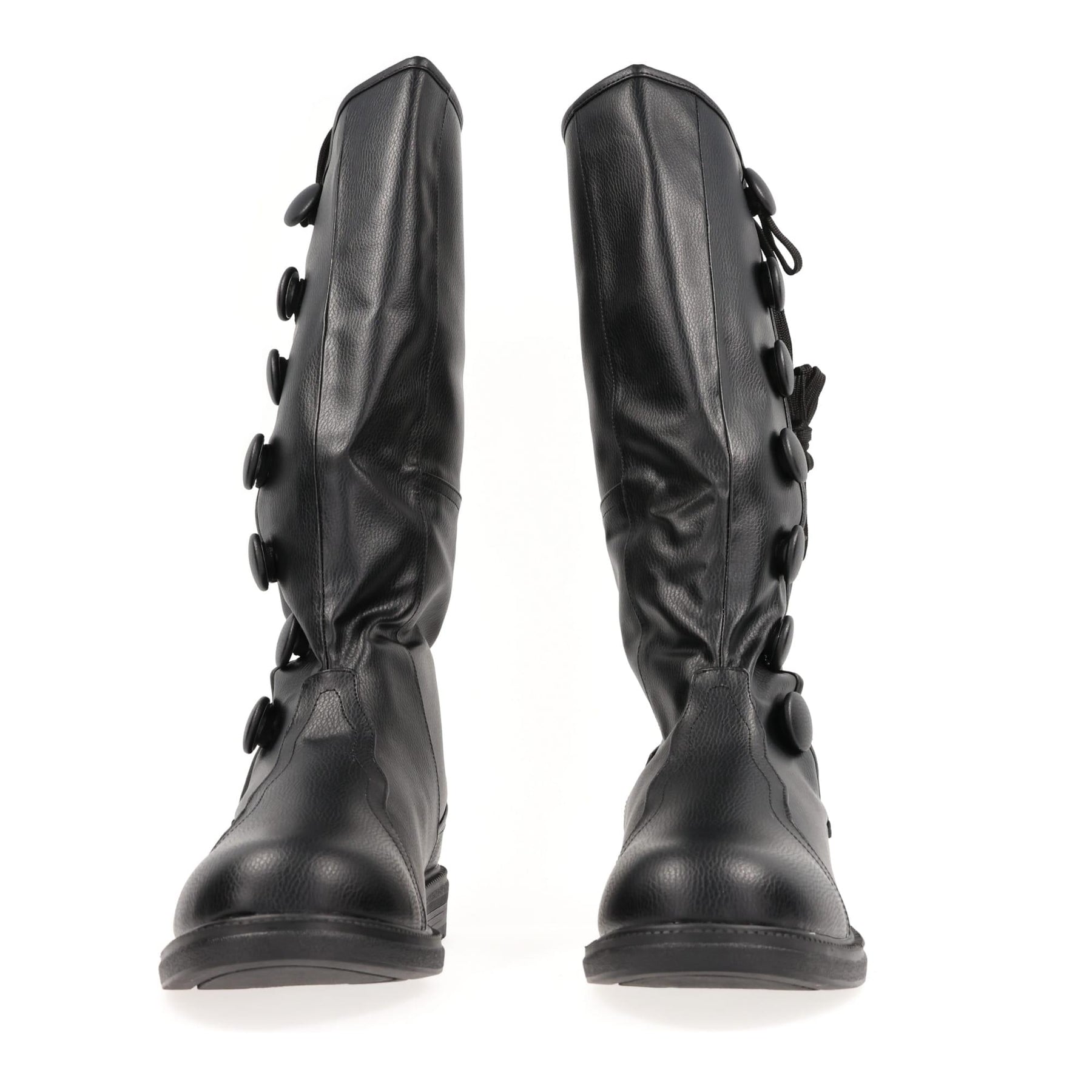 Mens Black Renaissance Costume Boots