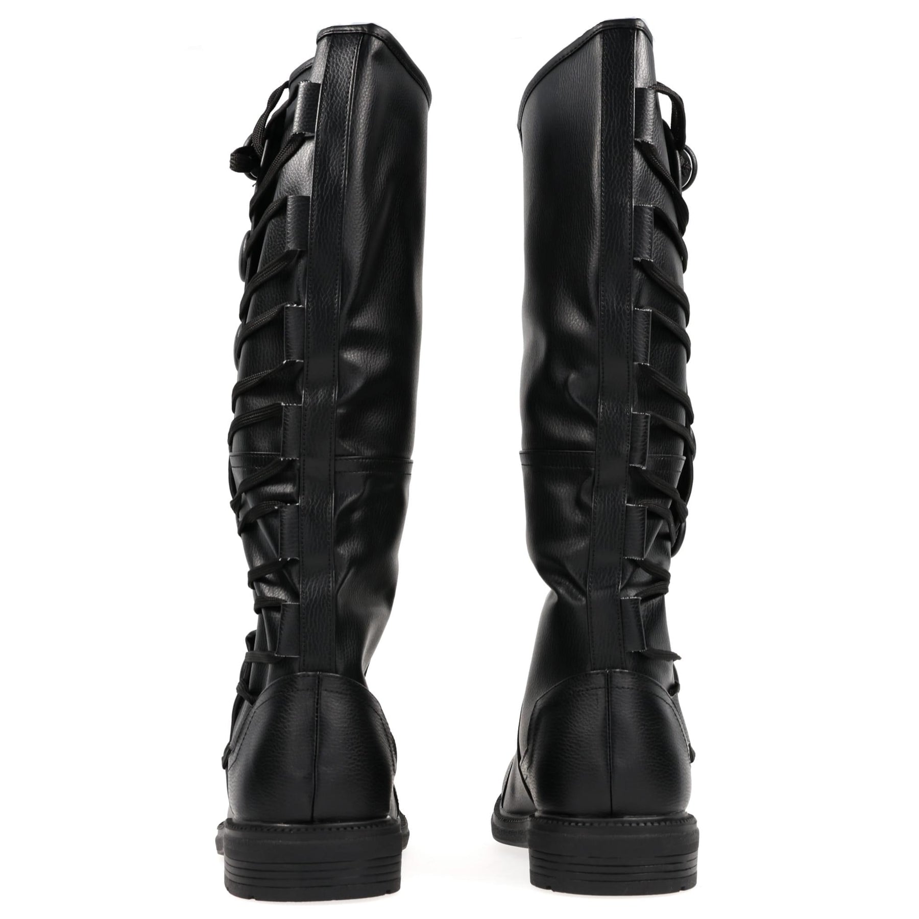 Mens Black Renaissance Costume Boots