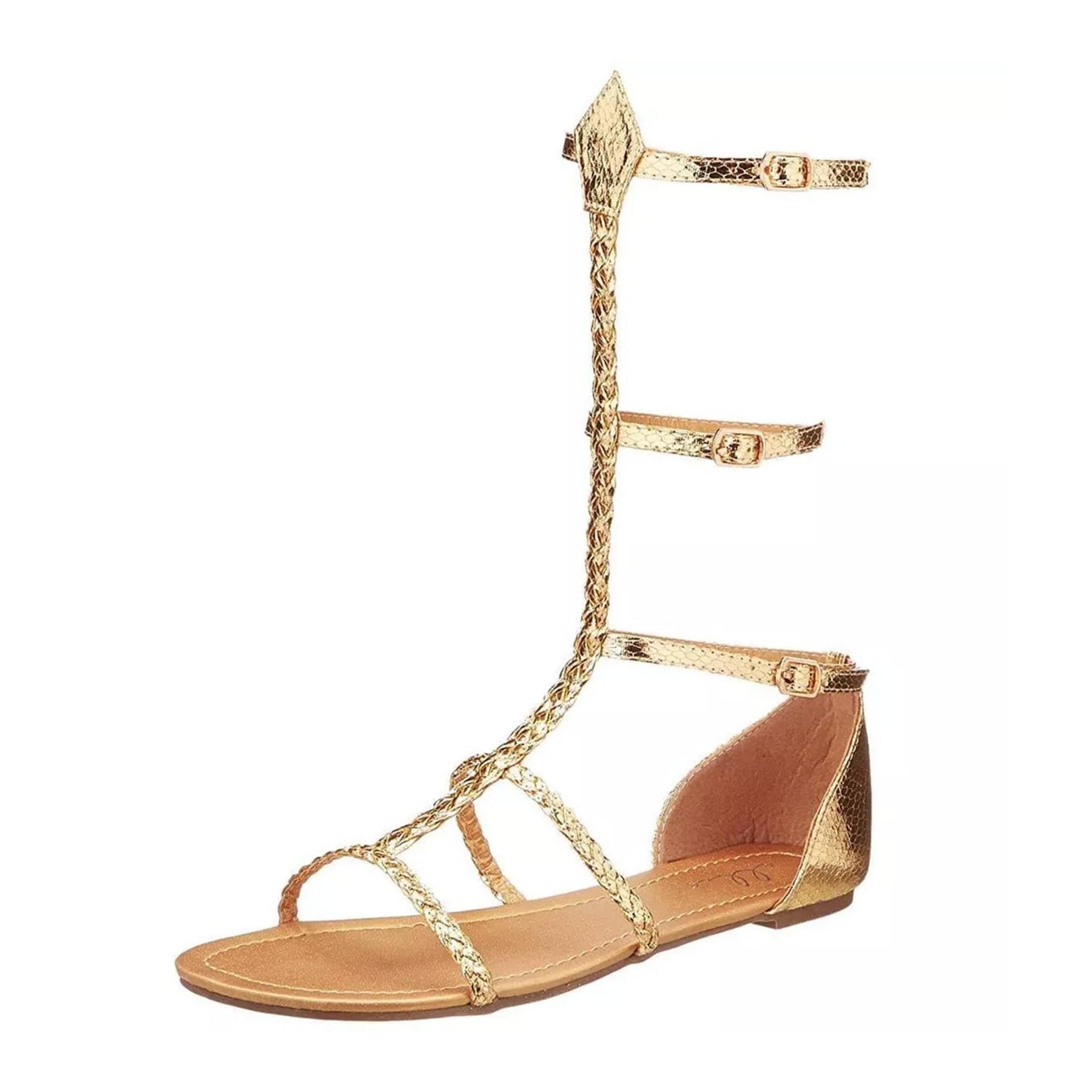 Cairo Gladiator Women's Costume Sandals, Gold