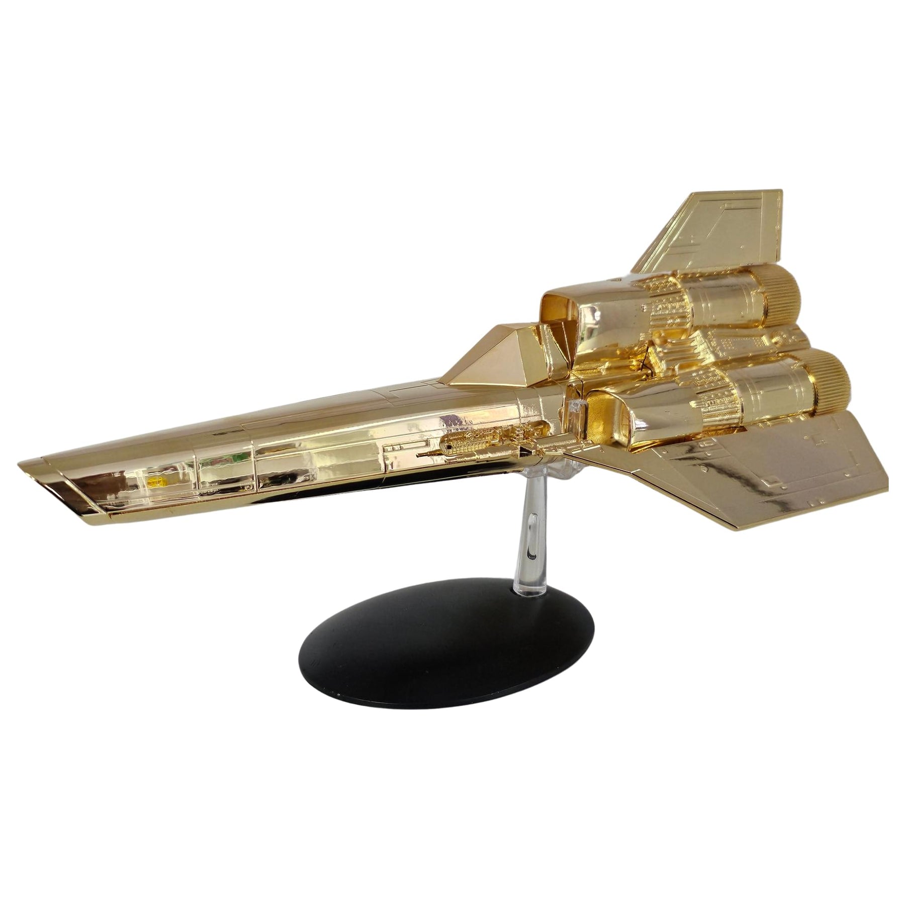 Eaglemoss Battlestar Galactica Ship Replica | Gold Plated Colonial Viper