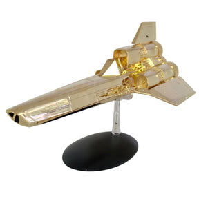 Eaglemoss Battlestar Galactica Ship Replica | Gold Plated Colonial Viper