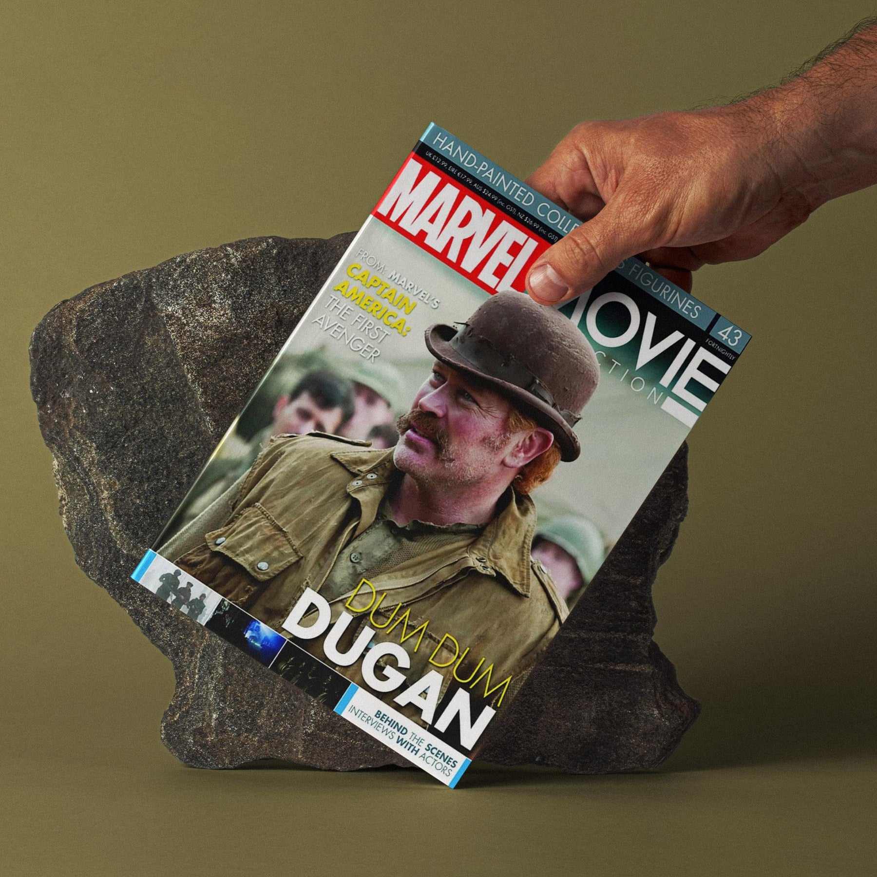 Eaglemoss Marvel Movie Collection Magazine Issue #43 Dum Dum Dugan