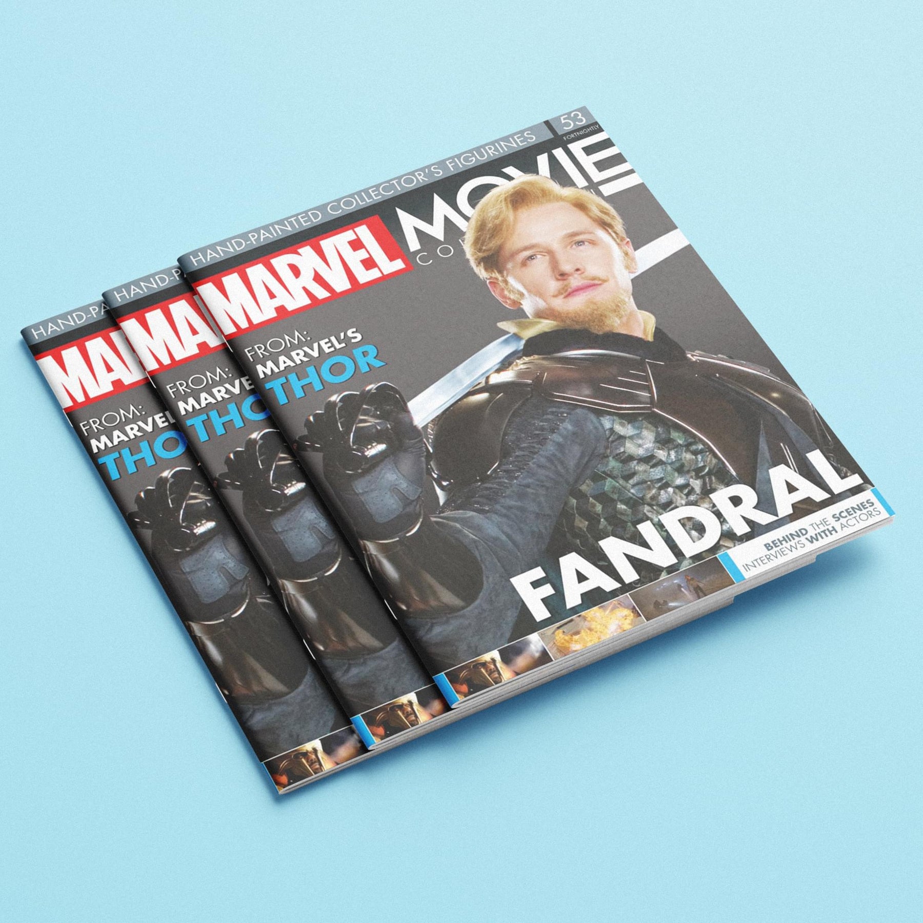 Eaglemoss Marvel Movie Collection Magazine Issue #53 Fandral