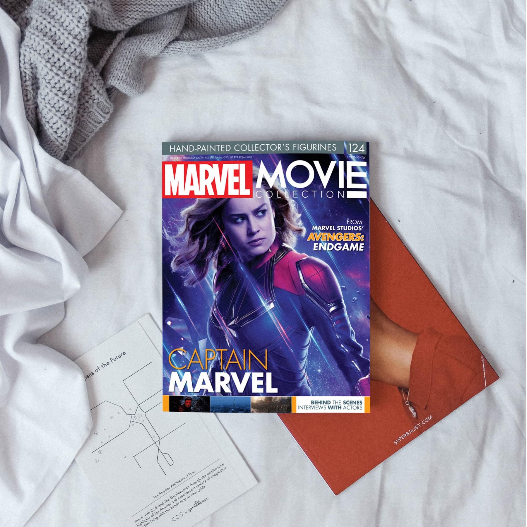 Eaglemoss Marvel Movie Collection Magazine Issue #124 Endgame Captain Marvel