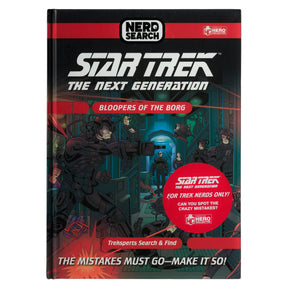 Eaglemoss Star Trek The Next Generation Bloopers of the Borg Nerd Search Book