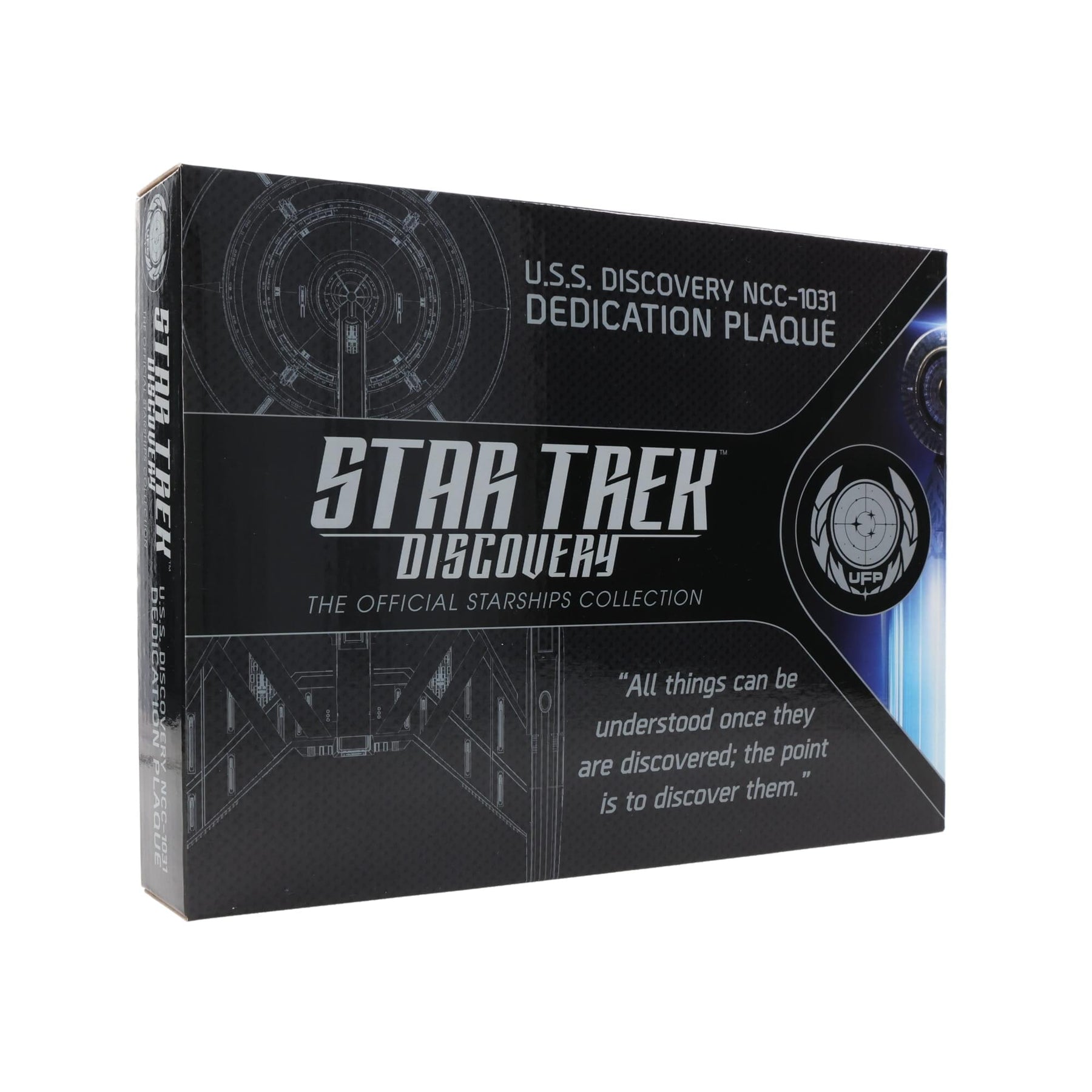 Eaglemoss Star Trek USS Discovery NCC-1031 Dedication Plaque Replica