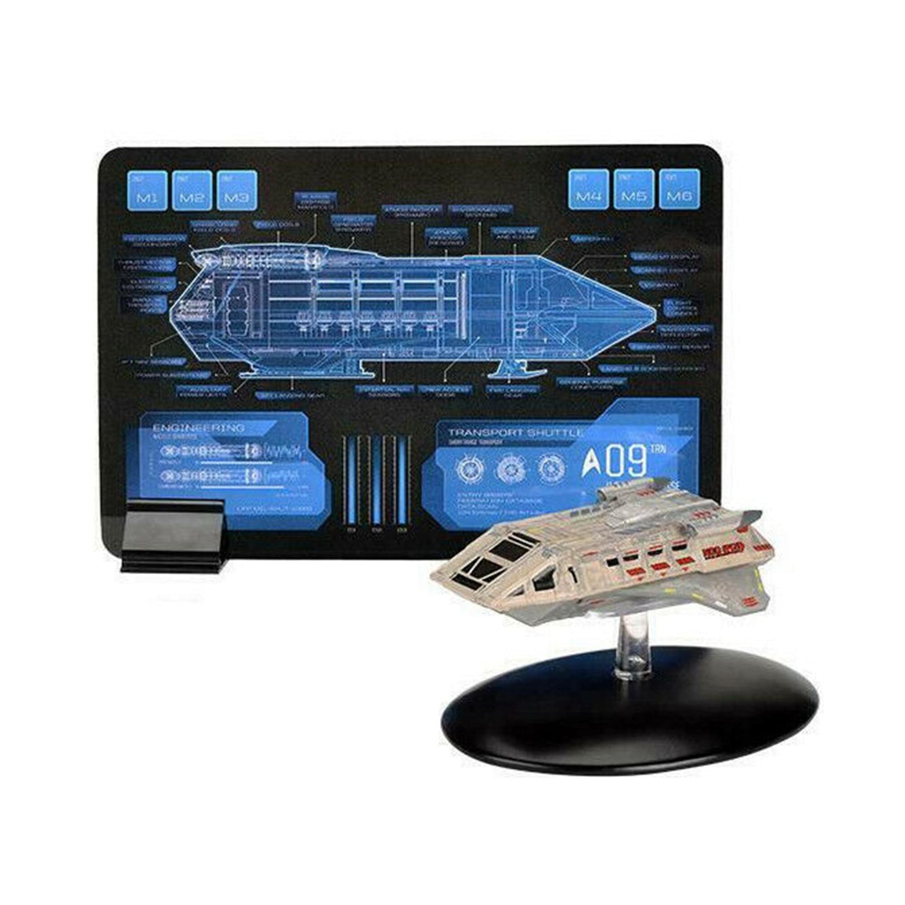 Eaglemoss Star Trek Shuttlecraft Set 4 Passenger, Warrant, Short-Range, Medical